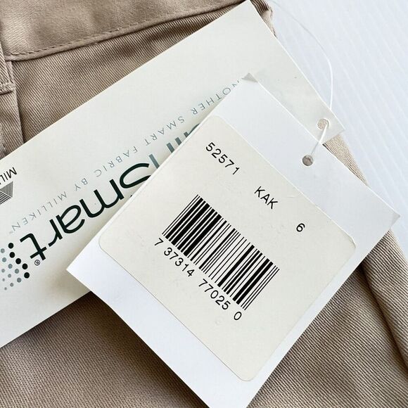 Lot Of 2 Classroom Uniforms Girls Bermuda Shorts Size 6 Khaki NEW - Picture 4 of 8